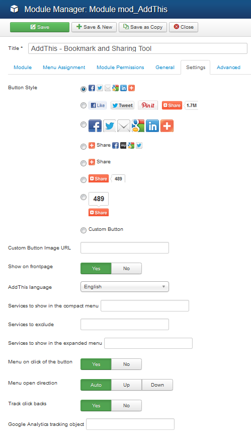 addthis module settings