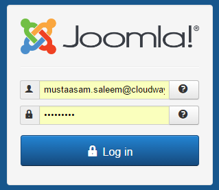 Joomla Administrator Login