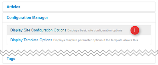 display-site-configuration