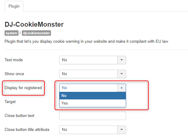 djcookiemonster display for registered