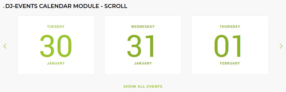 joomla event calendar