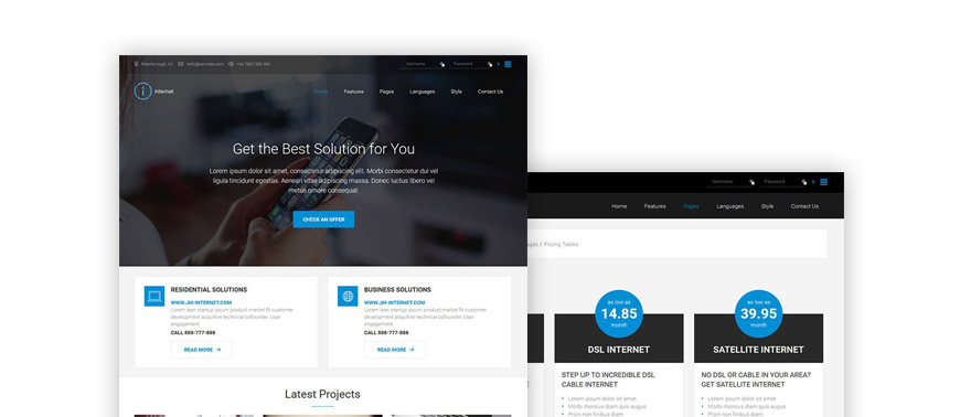 Business free Joomla template