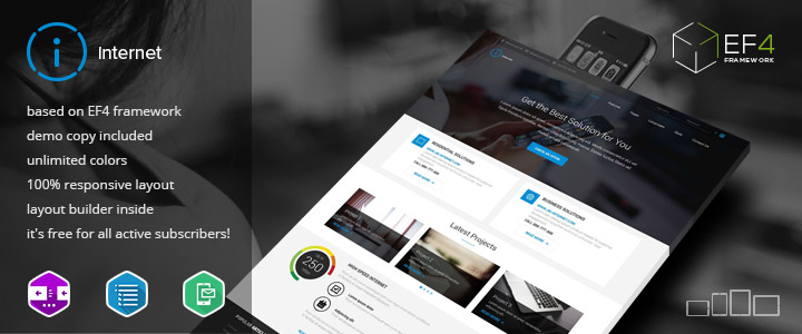 jm internet free Joomla template