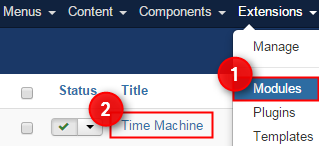 Modules Configuration