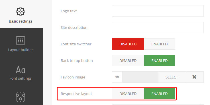 EF4 Framework Responsive Layout