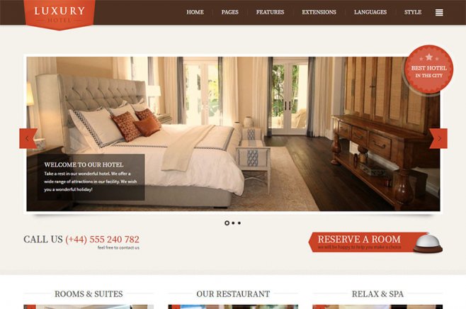 hotel joomla template