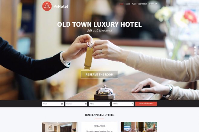 hotel wordpress theme