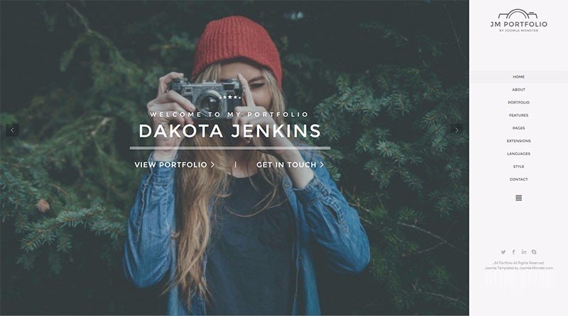 photography joomla template