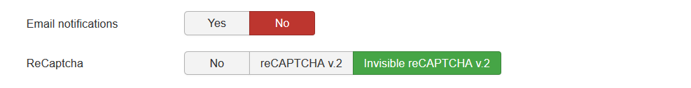 invisible recaptcha plugin support