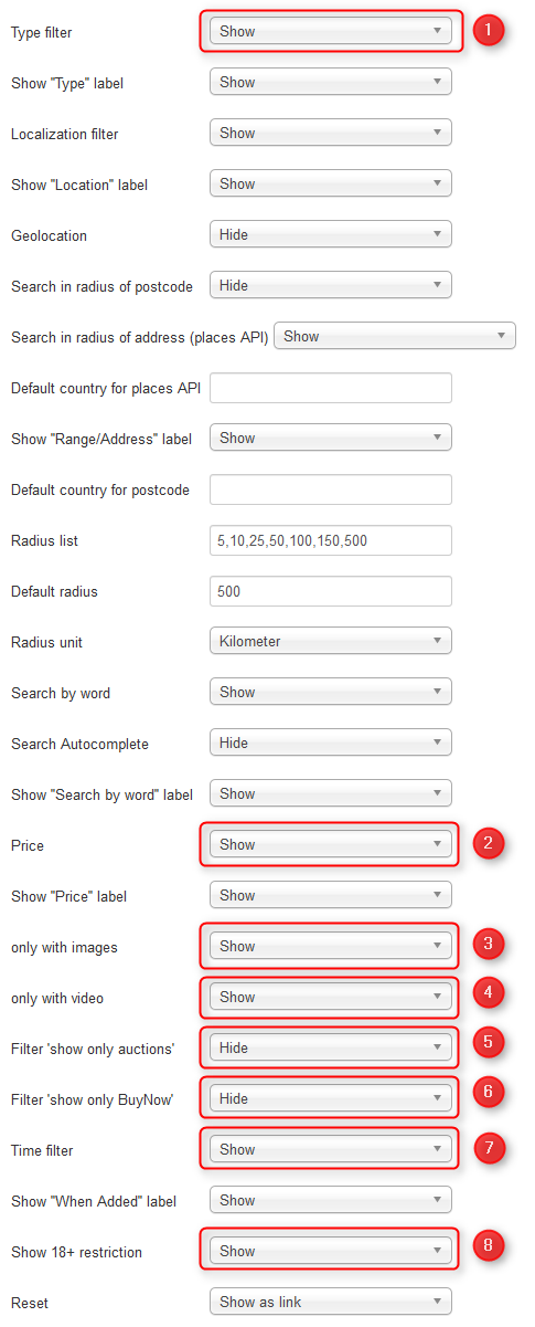 DJ-Classifieds Search Module