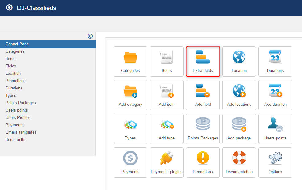 How to create custom fields in classifieds component?