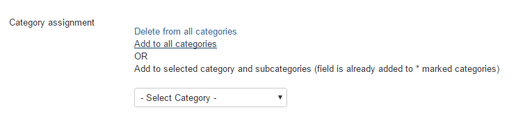 How to assign a custom field to the specific classifieds category?