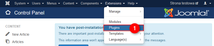 Joomla editor plugins