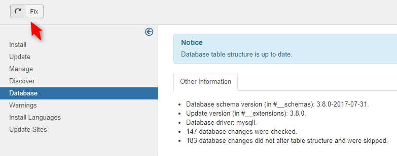 manual joomla update