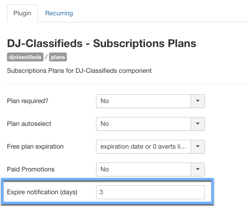 expire notify days djcf38