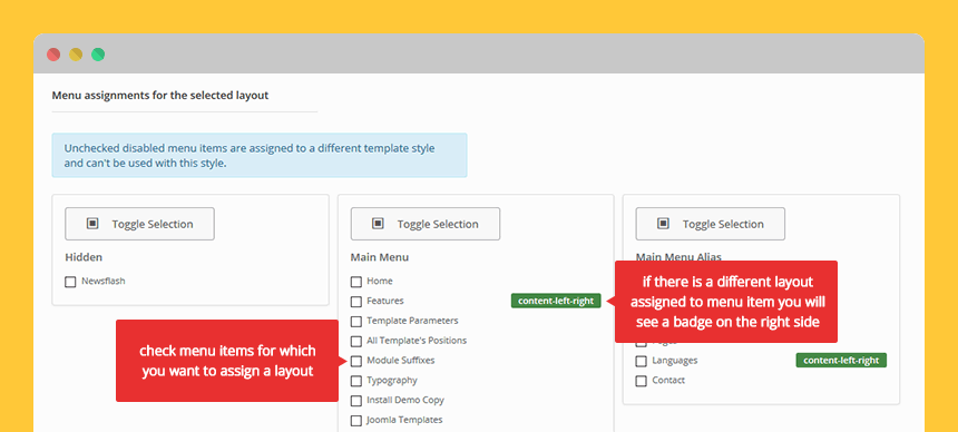 Layout Builder Assign Layout