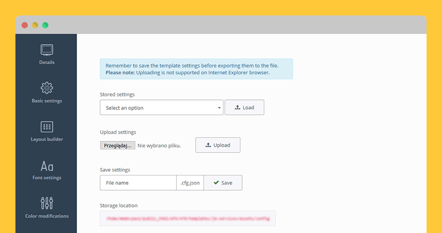 ef4 framework settings storage