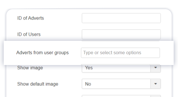 items module new user groups parameter 1