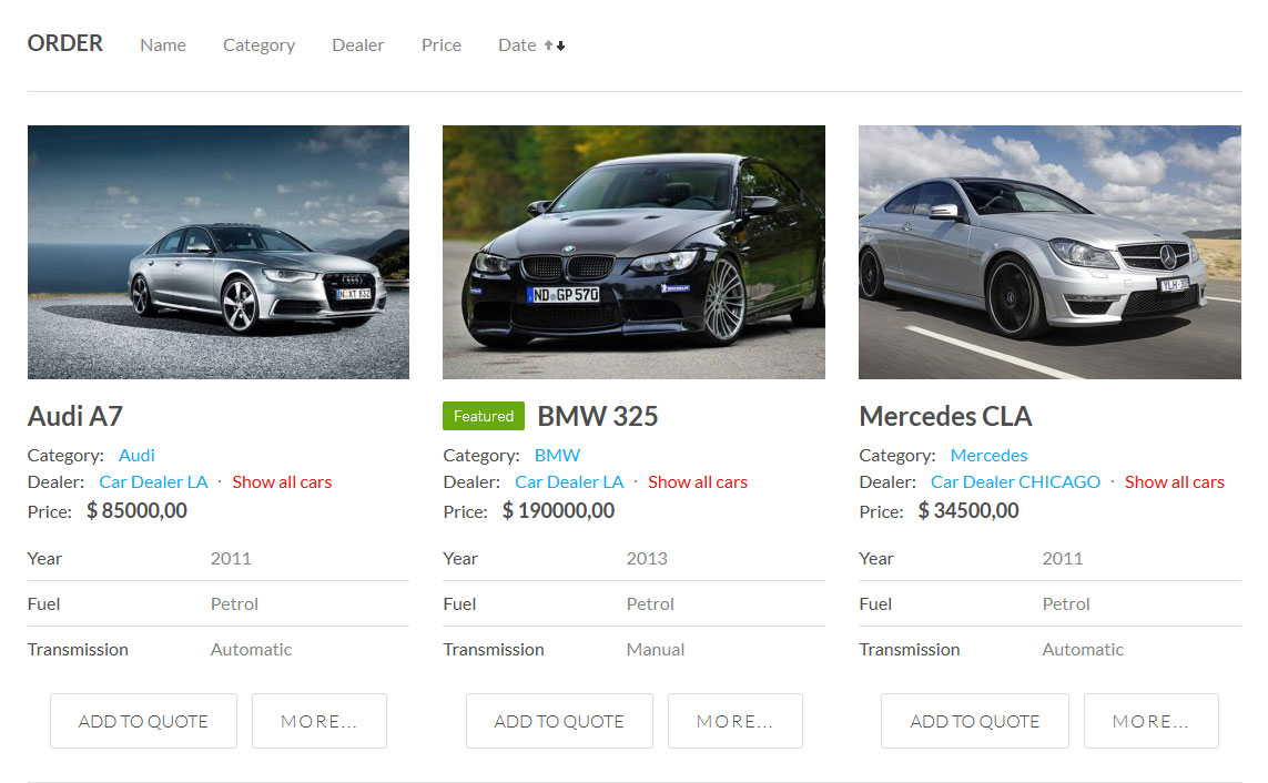 JM Car Dealer blog view